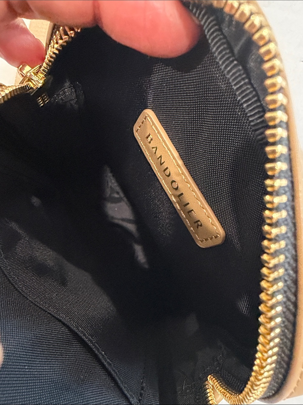 Bandolier Dillon crossbody bag in tan - Picture 5 of 10